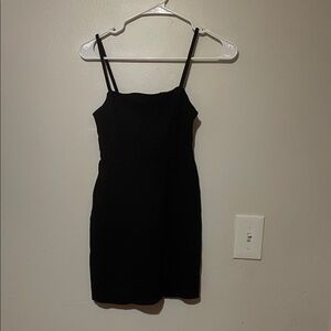 Bershka Elegant Black Mini Dress
